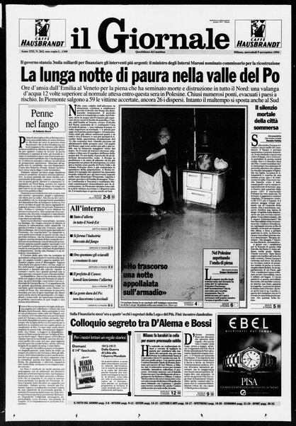 Il giornale : quotidiano del mattino